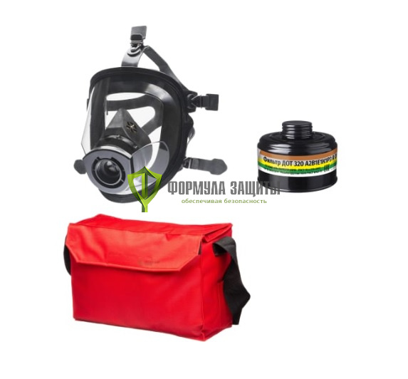 Фильтрующий противогаз ДОТ 320 А2В1Е1К1Р3 R D с маской МАГ от интернет-магазина Формула Защиты