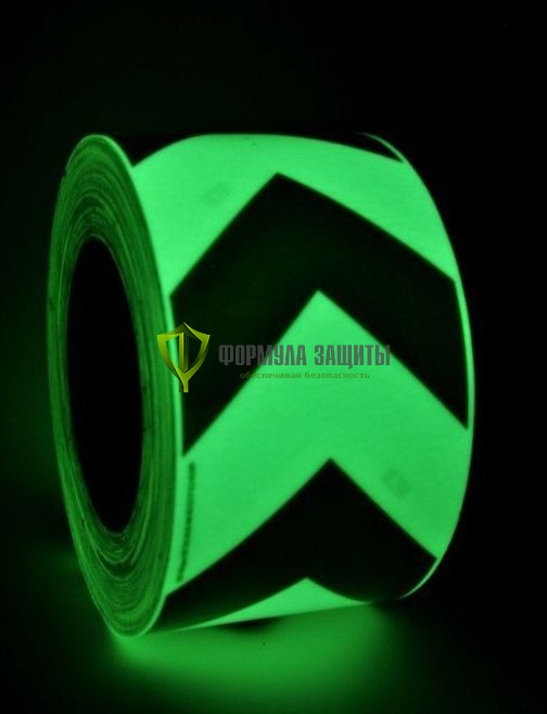 Лента «Линейная разметка Ёлочка» 50х25 (зелёная или чёрная) от интернет-магазина Формула Защиты