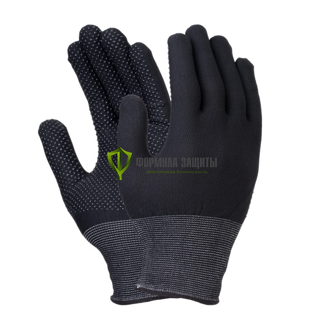 Перчатки нейлоновые с ПВХ антистатические, разные цвета от интернет-магазина Формула Защиты