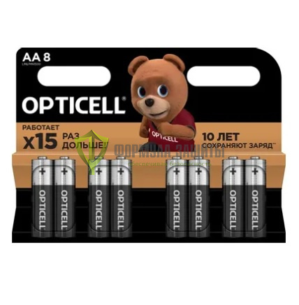 AA Батарейка OPTICELL Basic LR6, 8 шт. от интернет-магазина Формула Защиты