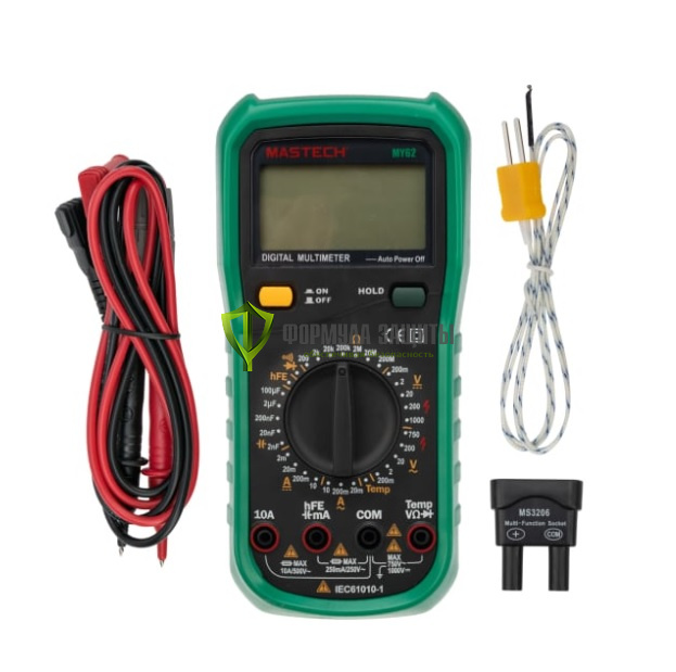 Мультиметр Mastech MY62 от интернет-магазина Формула Защиты