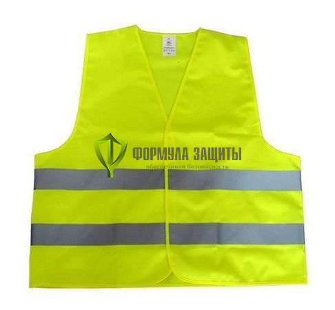 Жилет сигнальный ЛИМОННЫЙ от интернет-магазина Формула Защиты