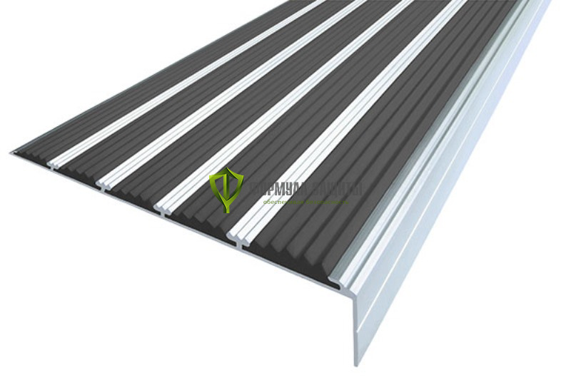 Накладка на ступени 2000х160х30 (5 вставок) от интернет-магазина Формула Защиты