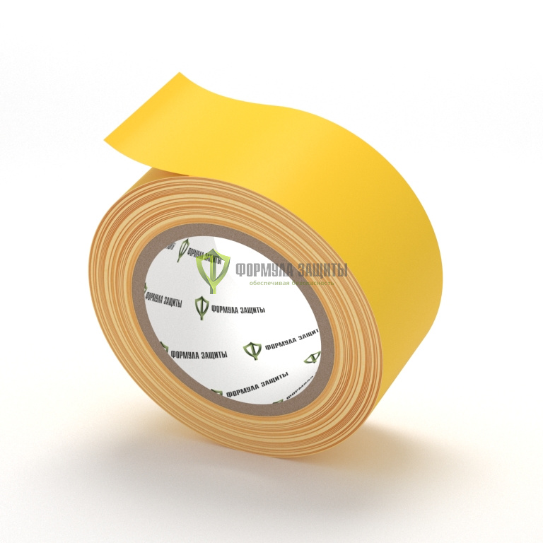 Разметочная лента ПВХ 50х33 (жёлтая) от интернет-магазина Формула Защиты