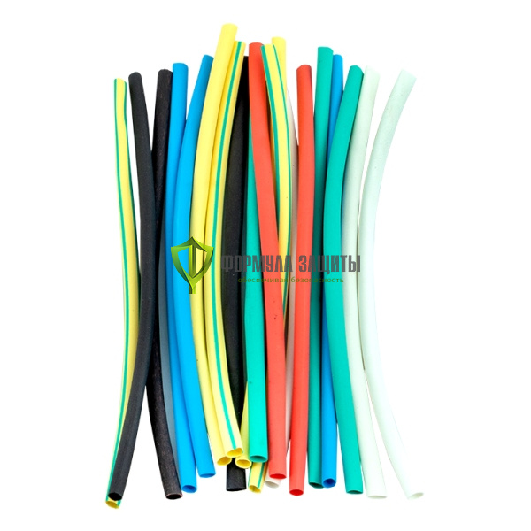 Трубка термоусадочная 8/4, 7 цветов (21 шт.) от интернет-магазина Формула Защиты