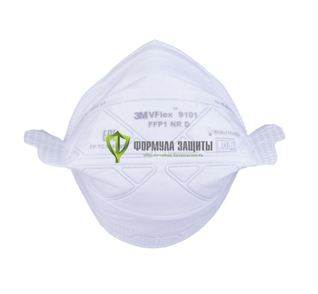 Респиратор 3М VFlex 9101 без клапана выдоха от интернет-магазина Формула Защиты