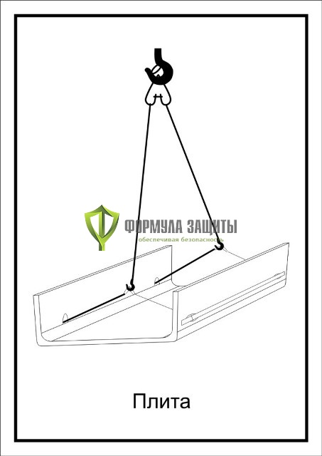 Схема «Плита-3» (300х400 мм) от интернет-магазина Формула Защиты