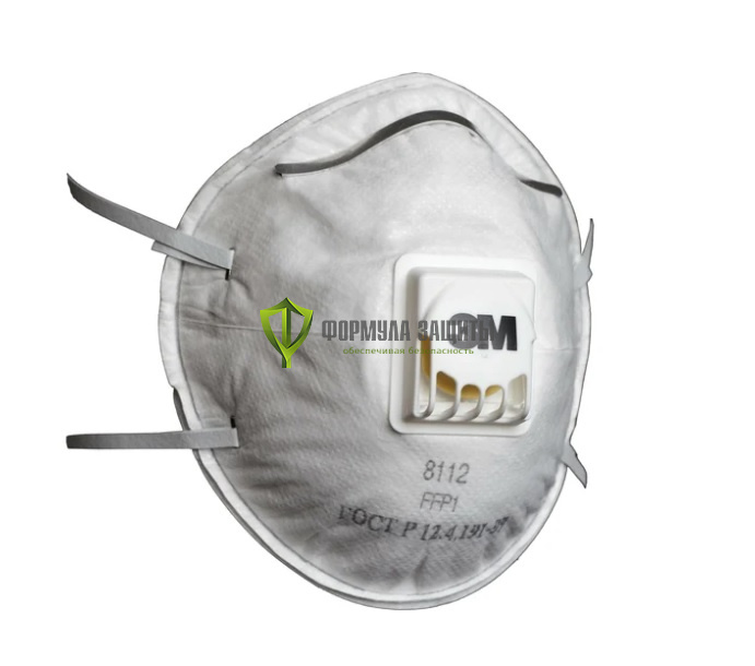 Респиратор 3М 8112 с клапаном выдоха, 10 шт. от интернет-магазина Формула Защиты
