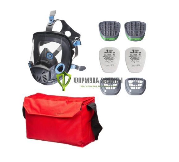 Фильтрующий противогаз UNIX 5100 марки К2 + P2 от интернет-магазина Формула Защиты