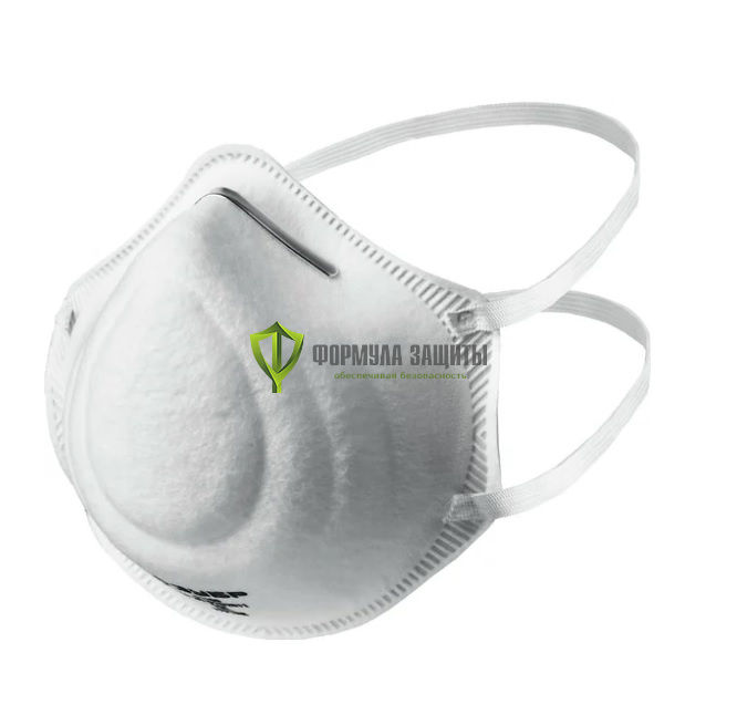 Фильтрующая коническая полумаска ЗУБР Ф-95 FFP2 без клапана выдоха от интернет-магазина Формула Защиты