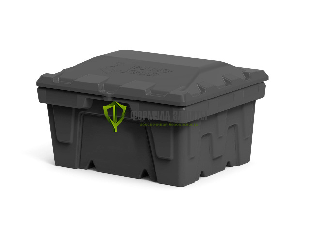 Пластиковый ящик для ветоши 0,25 м³ черный от интернет-магазина Формула Защиты