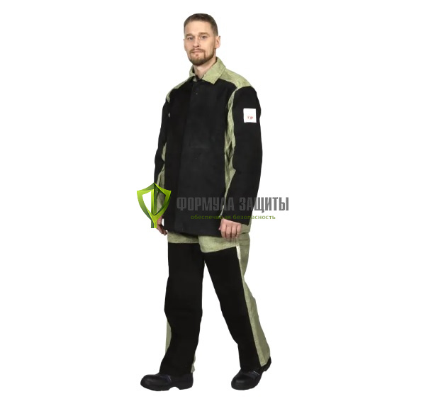 Костюм сварщика утепленный комбинированный со спилком от интернет-магазина Формула Защиты