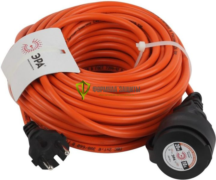 Удлинитель силовой Эра UP-1-2x1.0-20m от интернет-магазина Формула Защиты