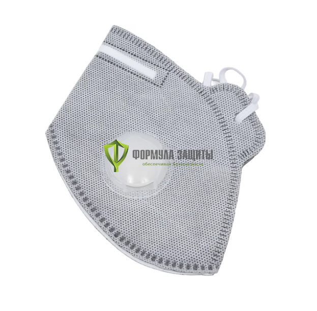 Респиратор МИРА МК2, FFP2 с клапаном выдоха и угольным слоем от интернет-магазина Формула Защиты