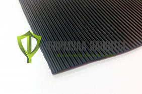 Ковровая резиновая дорожка "Мелкое рифление" (1400х10000х4,5мм) от интернет-магазина Формула Защиты