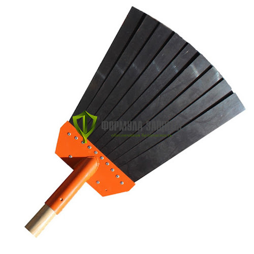 Хлопушка пожарная металлическая с черенком от интернет-магазина Формула Защиты