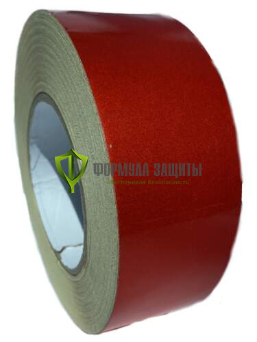 Светоотражающая самоклеящаяся лента 50х45,7 (красная) от интернет-магазина Формула Защиты