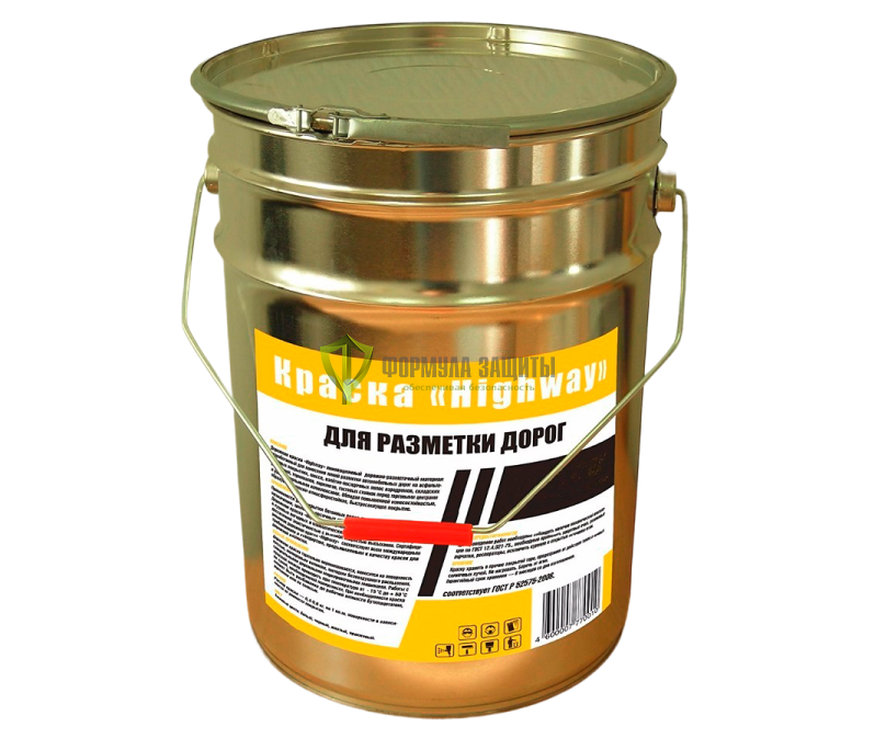 Краска дорожная износостойкая 30 кг от интернет-магазина Формула Защиты