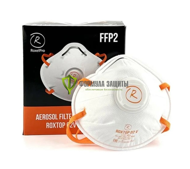 Противоаэрозольный респиратор RoxelPro ROXTOP 02V, FFP2, 10 шт. от интернет-магазина Формула Защиты