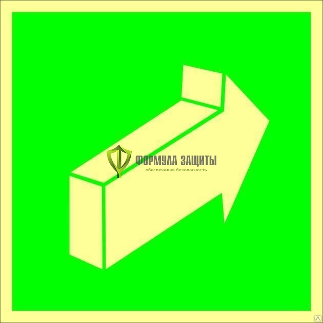 Знак ФЭС E18 «Открывать движением от себя» (пластик) от интернет-магазина Формула Защиты