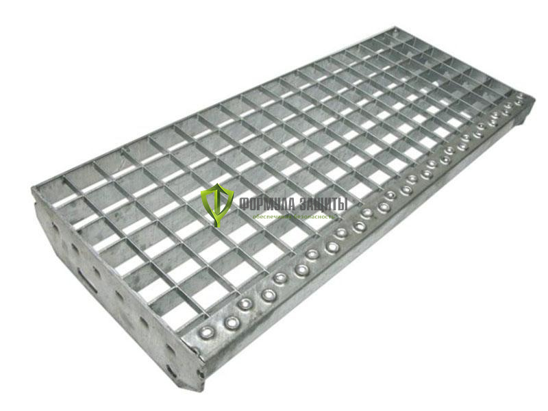 Прессованная ступень ячейка 33х11, несущая полоса 30 мм х 2 мм от интернет-магазина Формула Защиты