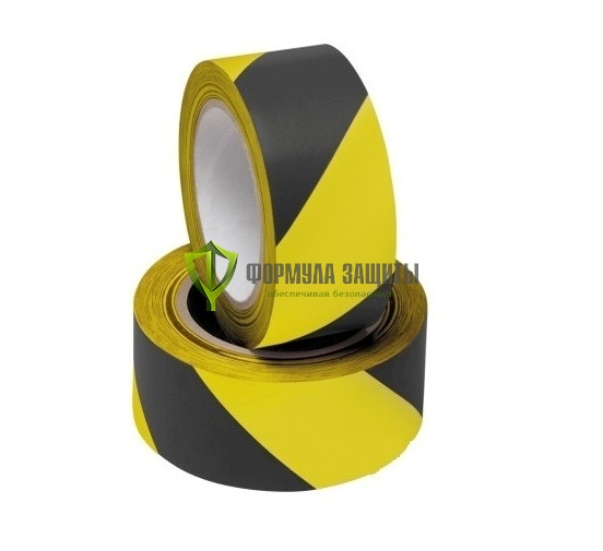 Лента оградительная 50х200 (жёлто-чёрная) от интернет-магазина Формула Защиты