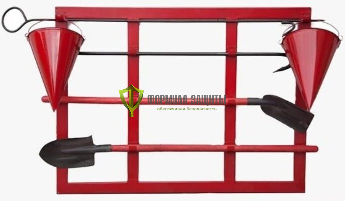 Щит пожарный ЩП-А в комплекте от интернет-магазина Формула Защиты