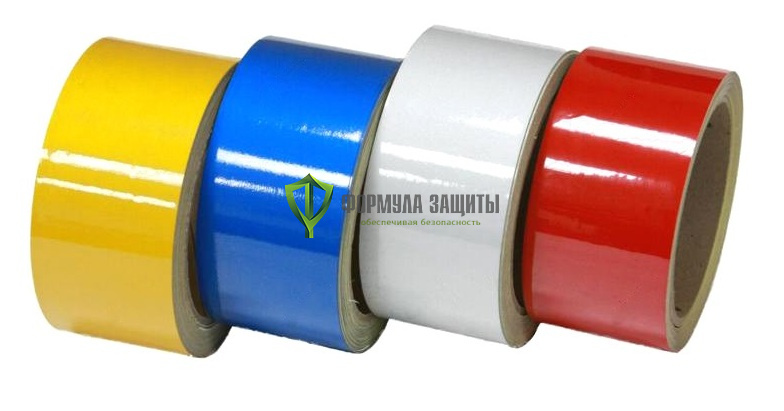 Световозвращающая лента RF4550 для столбиков ограждения 50х9 (красная) от интернет-магазина Формула Защиты