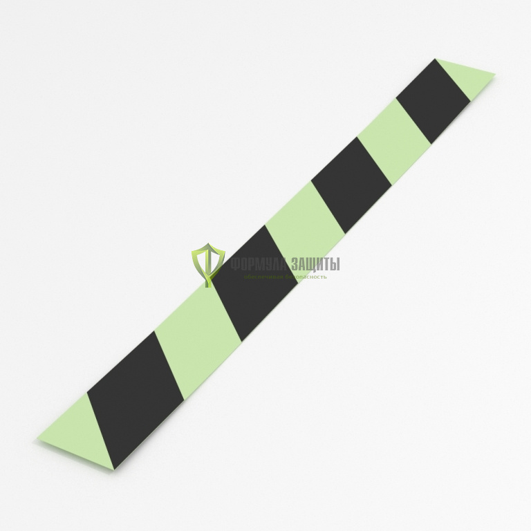 Полоса «Линейная разметка Наклонная полоса» 100х1000 (зелёная или чёрная) от интернет-магазина Формула Защиты