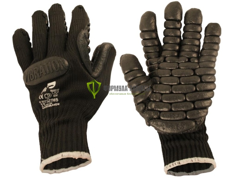 Перчатки с нитриловым покрытием антивибрационные Atthis от интернет-магазина Формула Защиты