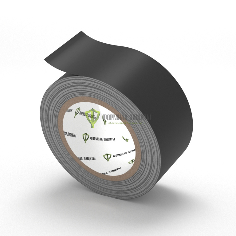 Разметочная лента ПВХ 50х33 (чёрная) от интернет-магазина Формула Защиты