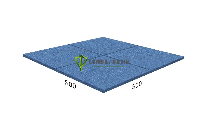 Покрытие Rubblex Standart 500x500x30 мм от интернет-магазина Формула Защиты