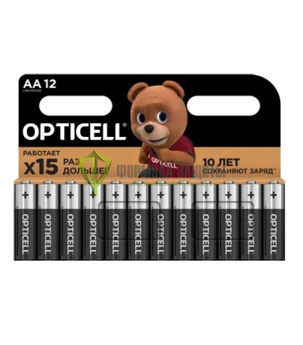 AA Батарейка OPTICELL Basic LR6, 12 шт. от интернет-магазина Формула Защиты