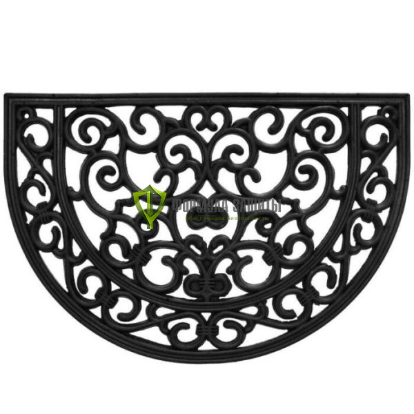 Коврик придверный ажурный, полукруглый (750х450) от интернет-магазина Формула Защиты