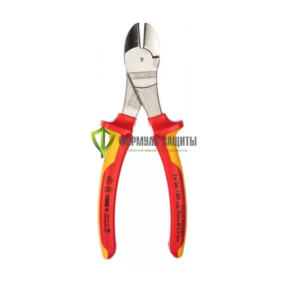 Силовые бокорезы KNIPEX KN-7406180 от интернет-магазина Формула Защиты