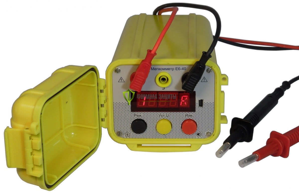 Цифровой мегаомметр Е6-40 от интернет-магазина Формула Защиты