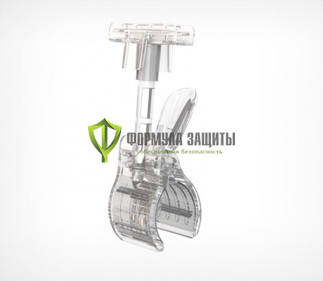 Пластиковый держатель на трубу для крепления рамки от интернет-магазина Формула Защиты