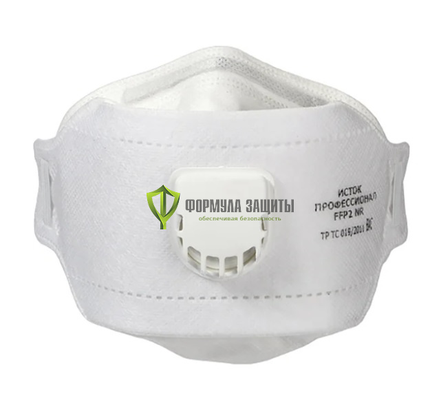Фильтрующая полумаска Исток ПРО FFP2 10048 с клапаном выдоха от интернет-магазина Формула Защиты