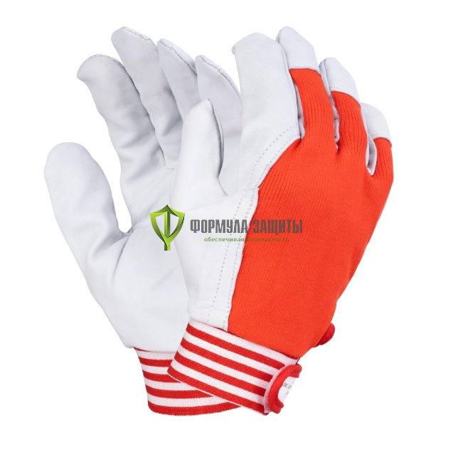 Перчатки кожаные комбинированные TETU 202 от интернет-магазина Формула Защиты