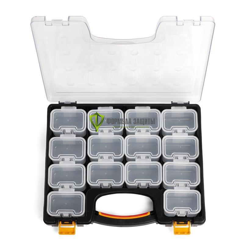 Кейс-органайзер с 14 сменными модулями К-02 от интернет-магазина Формула Защиты