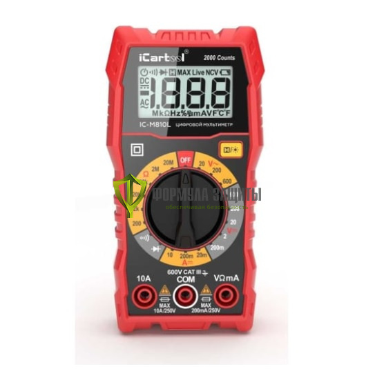 Цифровой мультиметр iCarTool IC-M810L от интернет-магазина Формула Защиты