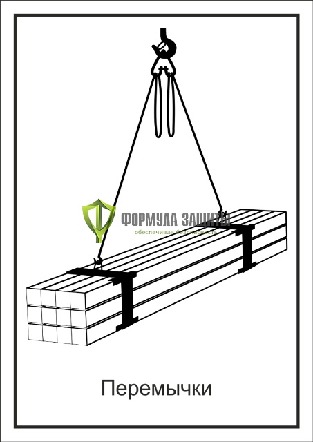 Схема «Перемычки» (300х400 мм) от интернет-магазина Формула Защиты