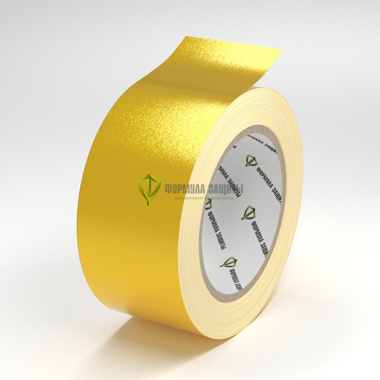 Световозвращающая лента RF4550 для столбиков ограждения 50х45,7 (жёлтая) от интернет-магазина Формула Защиты