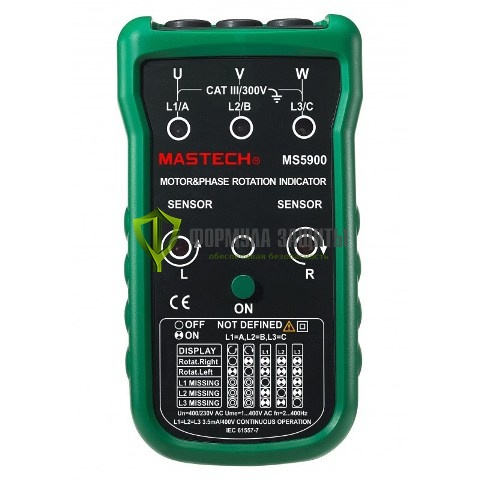 Индикатор чередования фаз Mastech MS5900 от интернет-магазина Формула Защиты