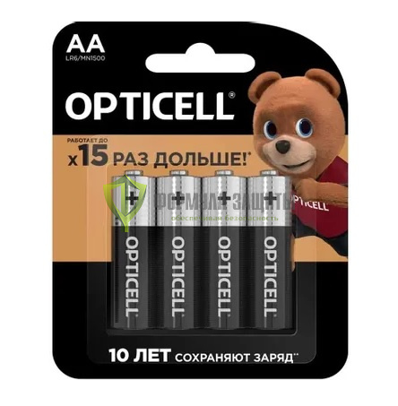 AA Батарейка OPTICELL Basic LR6, 4 шт. от интернет-магазина Формула Защиты