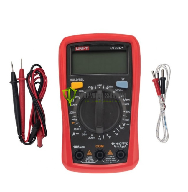 Портативный мультиметр UNI-T UT33C+ от интернет-магазина Формула Защиты
