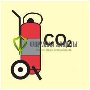 Символ ИМО «Колесный огнетушитель двуокиси углерода» от интернет-магазина Формула Защиты
