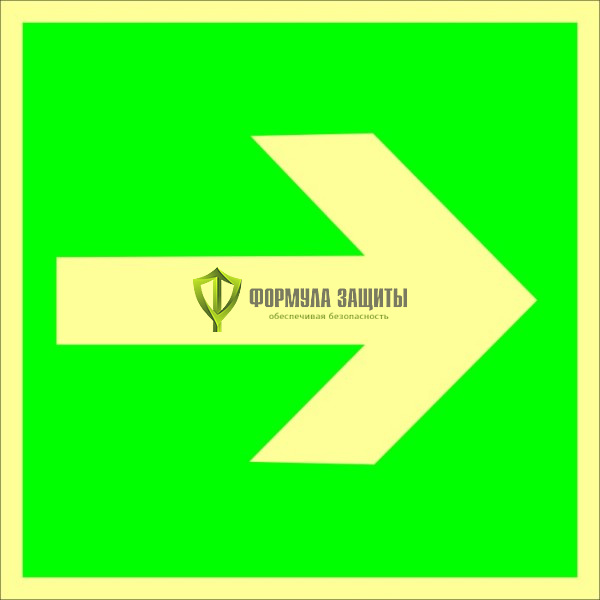 Знак ФЭС E02-01 «Направляющая стрелка» (металл) от интернет-магазина Формула Защиты