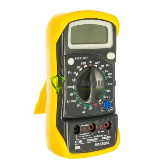 Цифровой мультиметр IEK Master MAS838L от интернет-магазина Формула Защиты