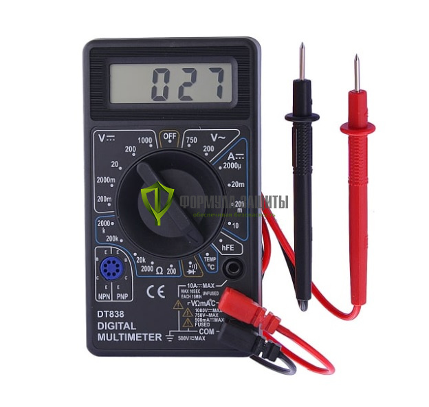 Мультиметр МЕГЕОН DT-838 от интернет-магазина Формула Защиты